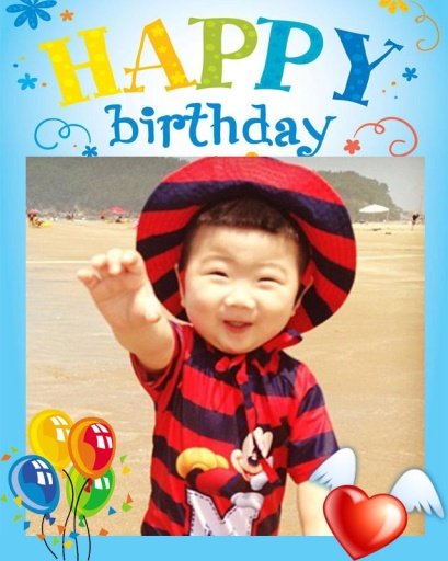 Happy Birthday Frames Collage截图1