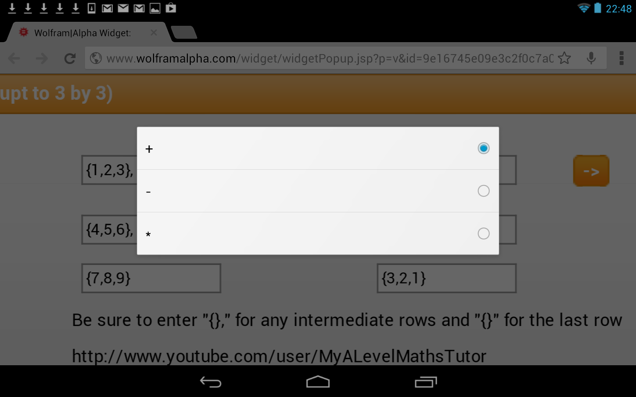 Matrix Add Subtract Calc...截图3