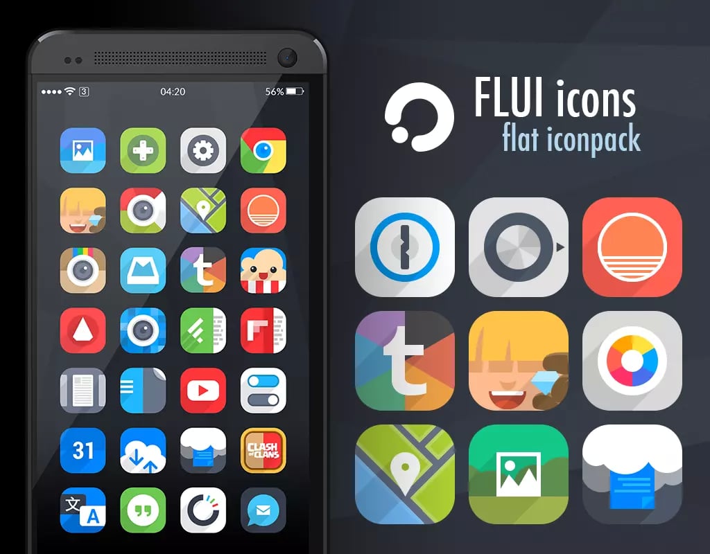 Flui IconPack FREE截图6