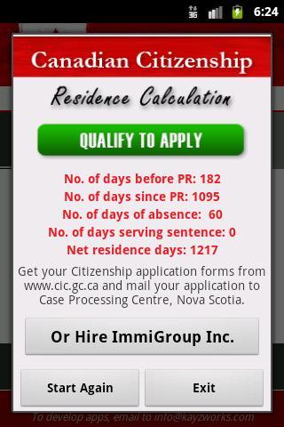 Residence Calculator截图2