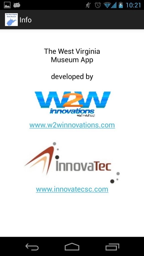 West Virginia Museum App截图2