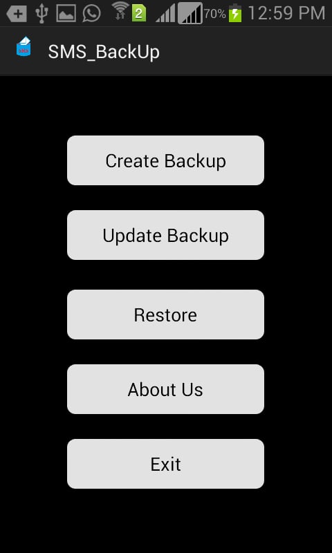 SMS back up and Restore.截图2