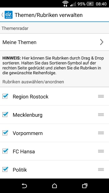 Ostsee-Zeitung - OZ Mobil截图4