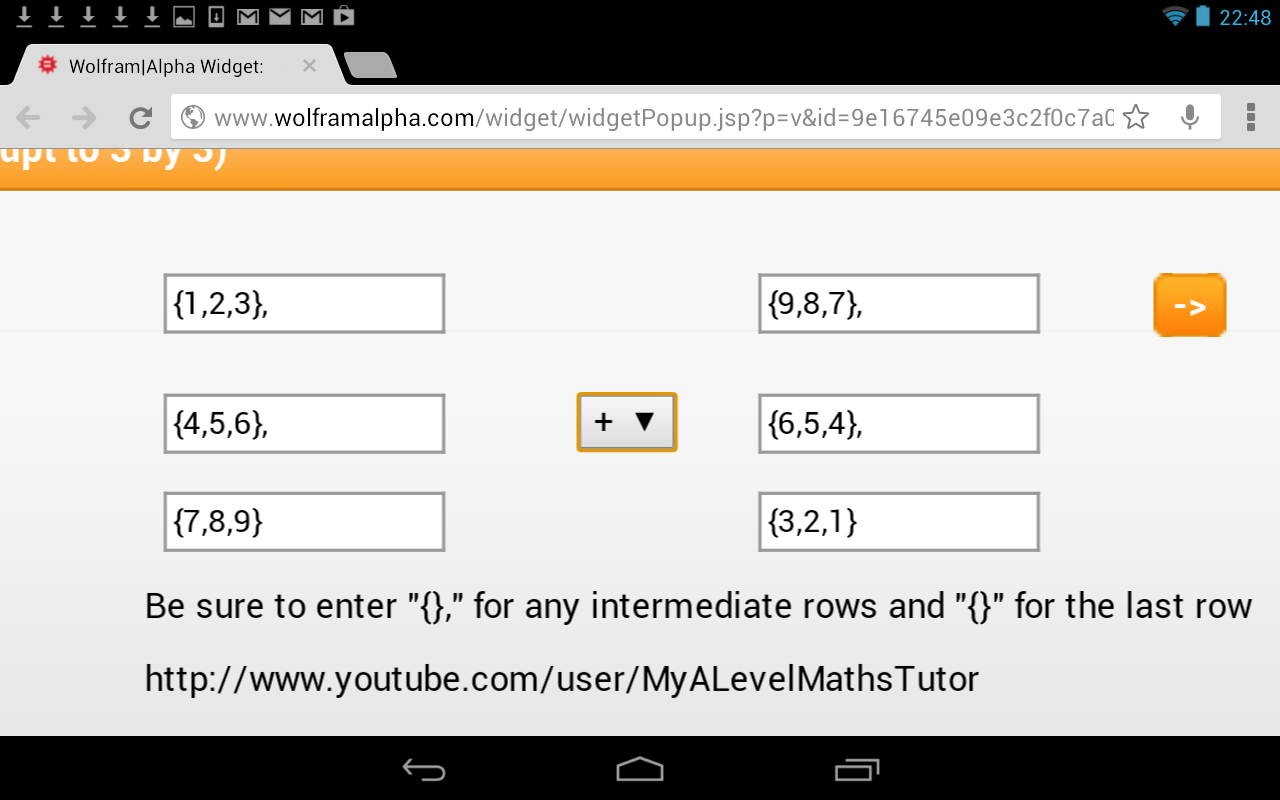 Matrix Add Subtract Calc...截图6