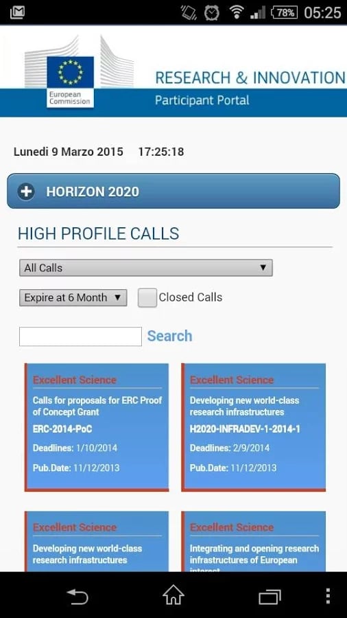 Horizon 2020截图4