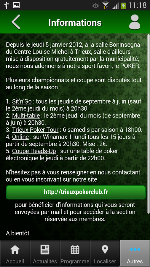 Trieux Poker Club截图4