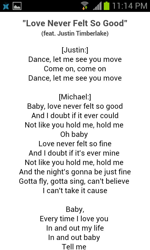 Michael Jackson Lyrics截图3