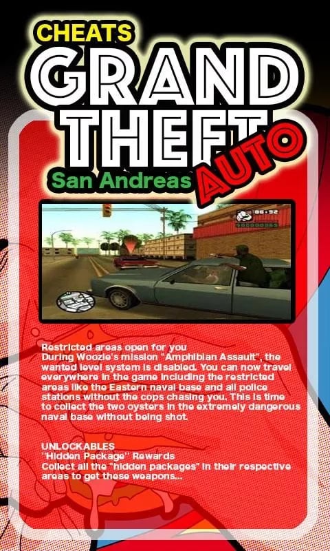 Cheats GTA San Andreas截图2