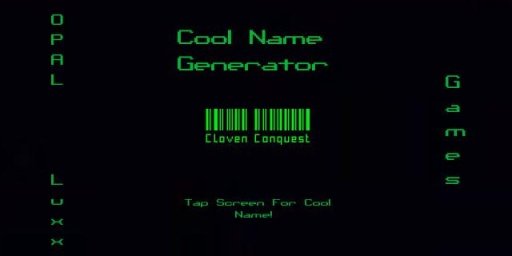 Random Cool Name Generator截图1