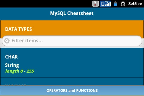 MySQL Cheatsheet截图1