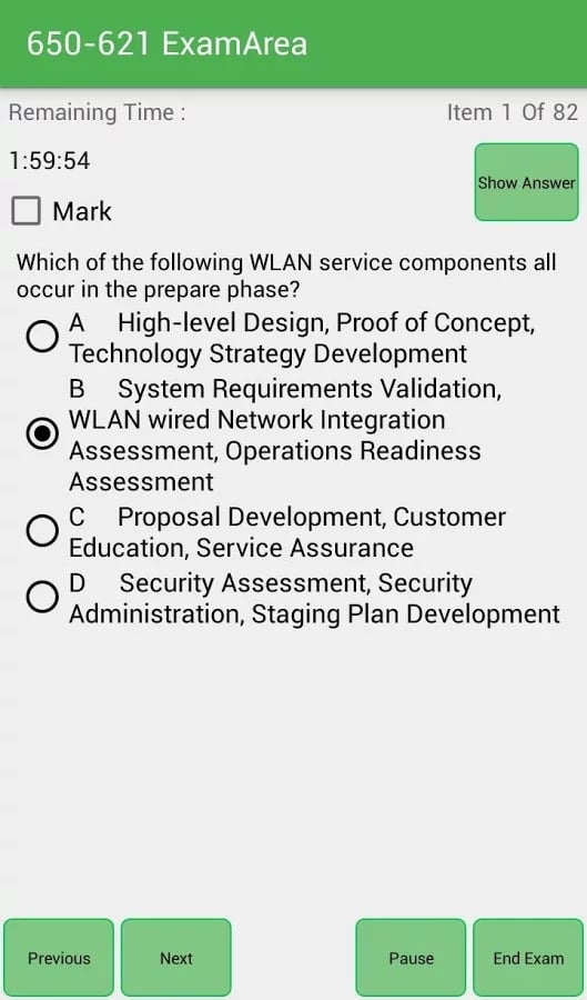 EA 650-621 Cisco Exam截图2