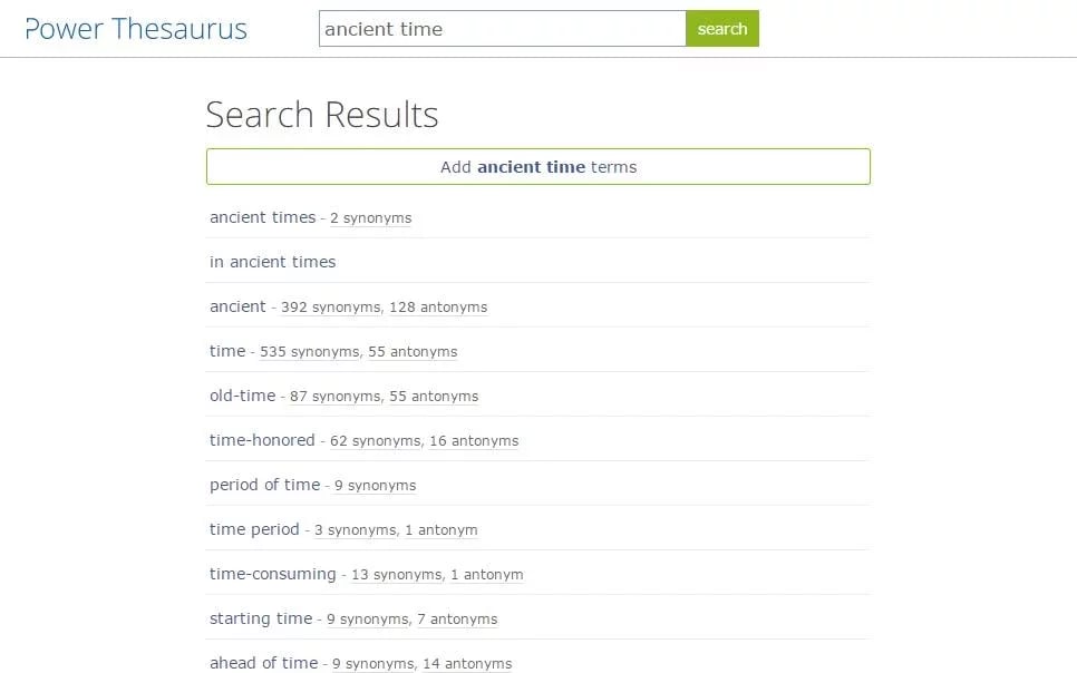 Power Thesaurus截图9