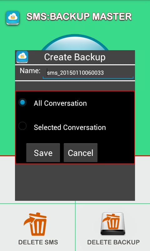 SMS:Backup Master截图4