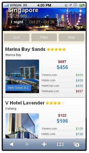 Search Hotels in Singapore截图5