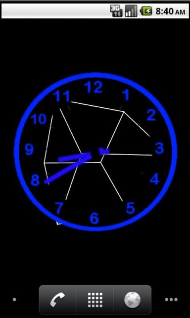 Neon Clock Widget截图2