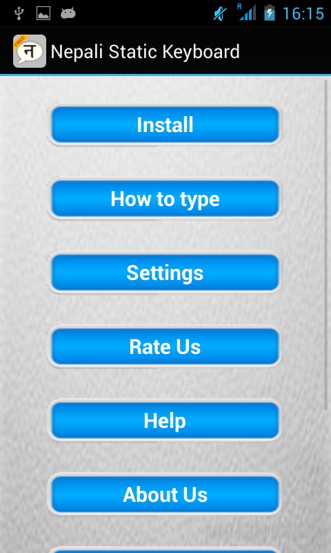 Nepali Static Keyboard截图3