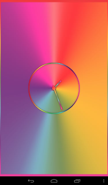 Rainbow Clock (Widget)截图1