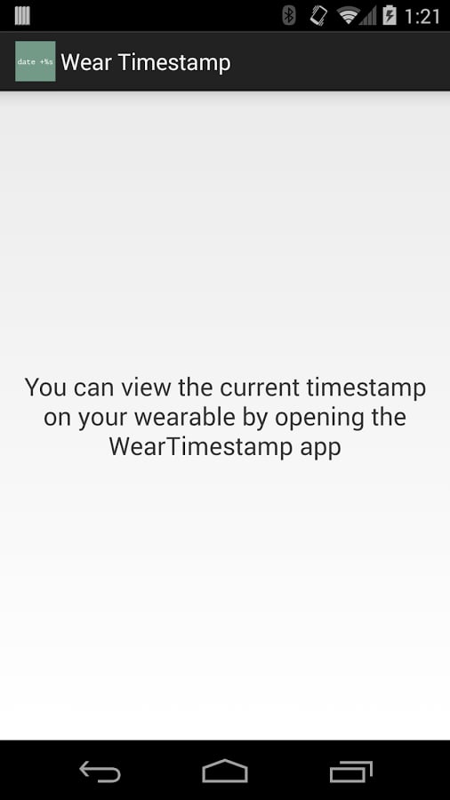 Wear Unix Timestamp截图2