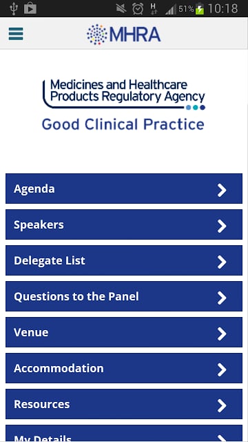 MHRA GCP Event App 2014截图3