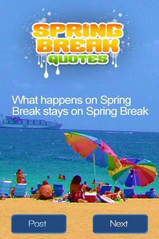 Spring Break Quotes截图1