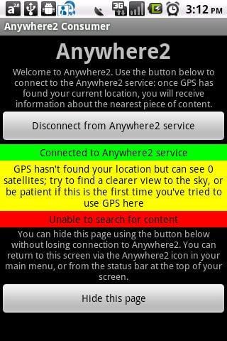 Anywhere 2 Consumer App截图1