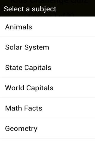 Kids Challenge Quiz截图3