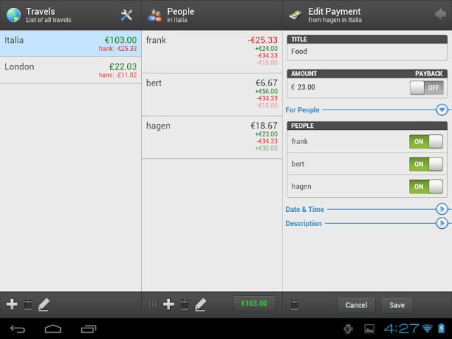 Travel Cost V2截图2