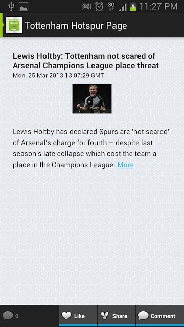 Tottenham Hotspur Page截图1