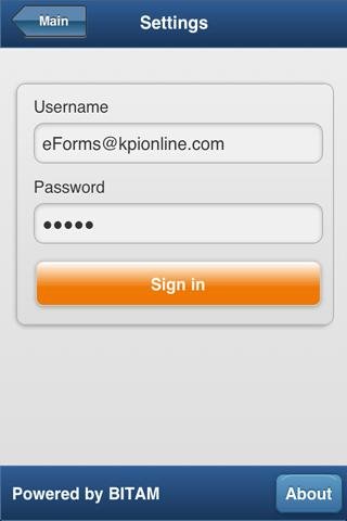 KPIonLine Forms v3.1截图1