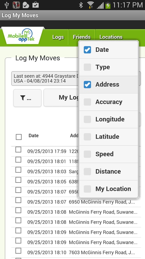 Log My Moves - GPS Logge...截图11