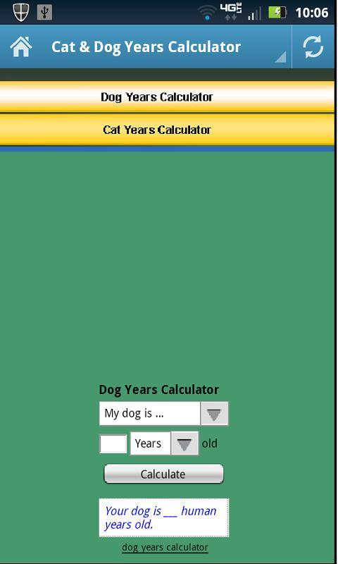 Pet Years Calculator截图1