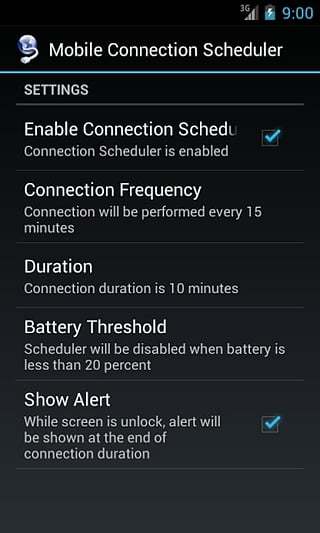 Mobile Connection Scheduler截图2