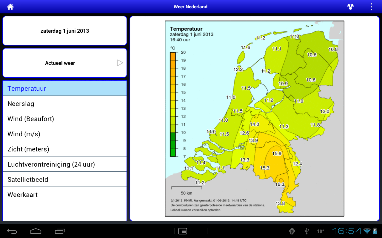 Weer Nederland HD截图1