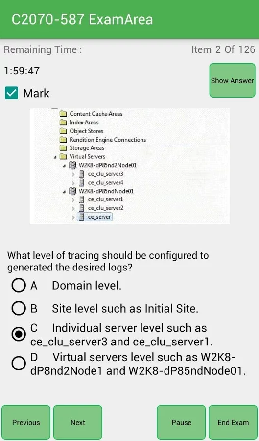 EA C2070-587 IBM Exam截图9