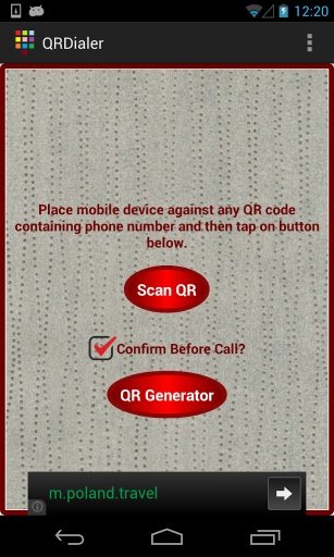 QR Dialer截图1