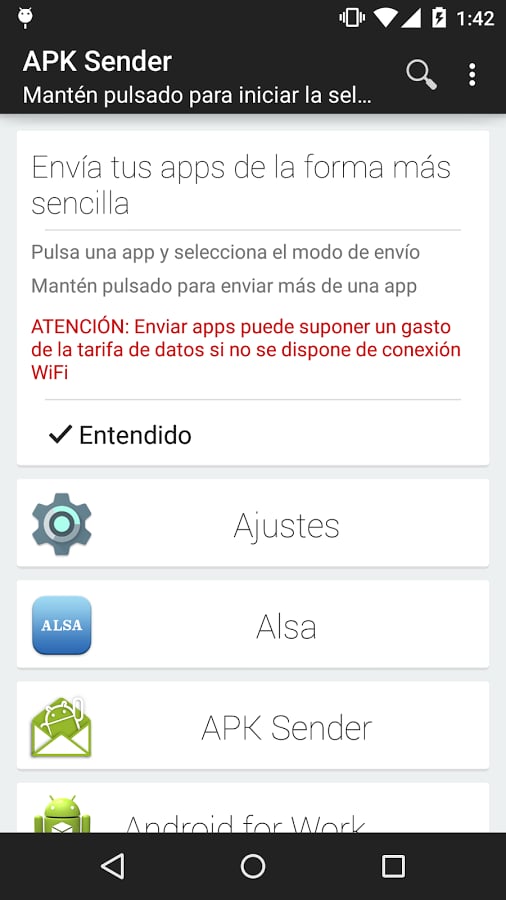 APK Send / App share qui...截图3