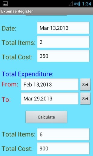 Expense Register截图4