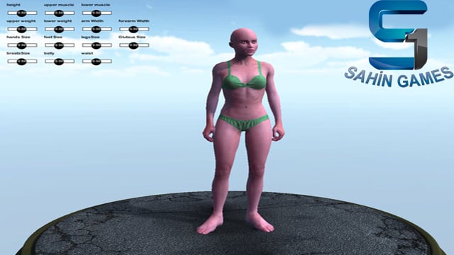 3D Real Human Model Game截图2