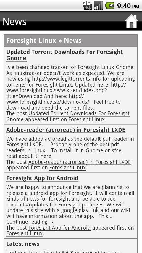 Foresight Linux截图4