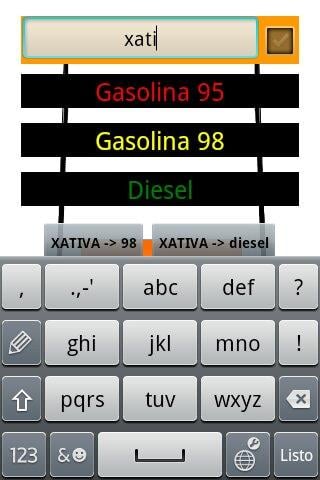 Gasota.Precio gasolina barata截图5