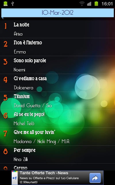 HitParade TOP100 Italy截图2