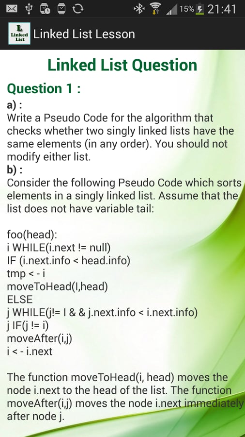 Linked List Tutorial截图2