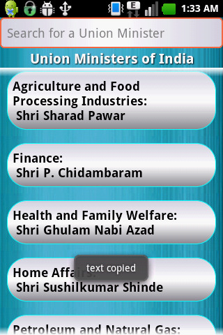 Union Ministers of India截图3