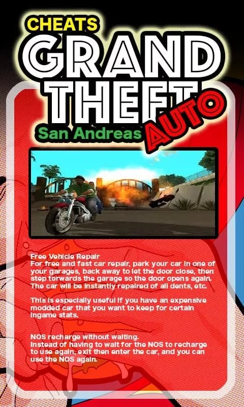 Cheats GTA San Andreas截图3