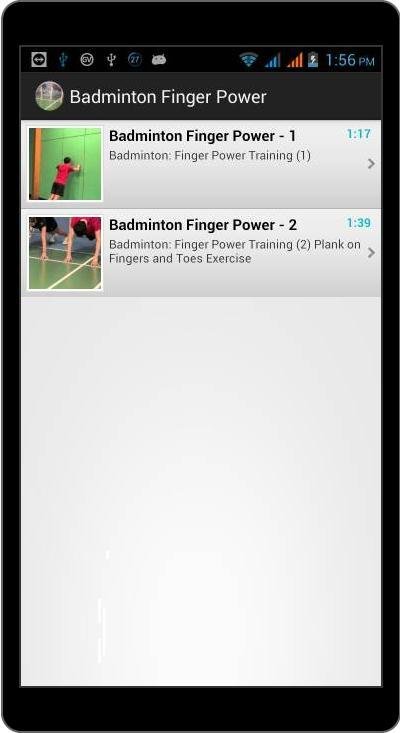 Badminton Finger Power截图2