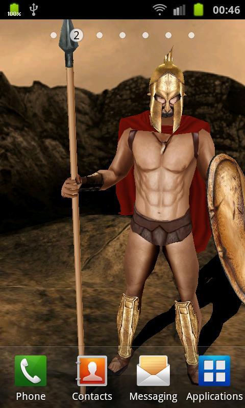 King Leonidas 3D LWP截图1