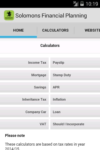 Solomons Financial Plann...截图2