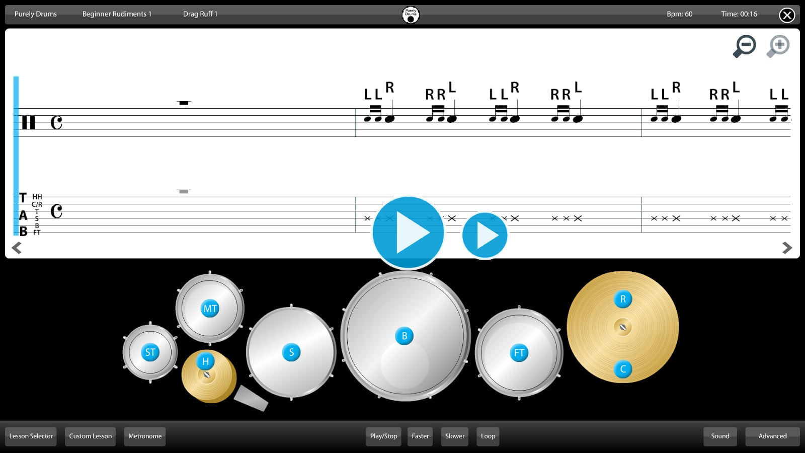 Drums - Learn Lessons Pr...截图2