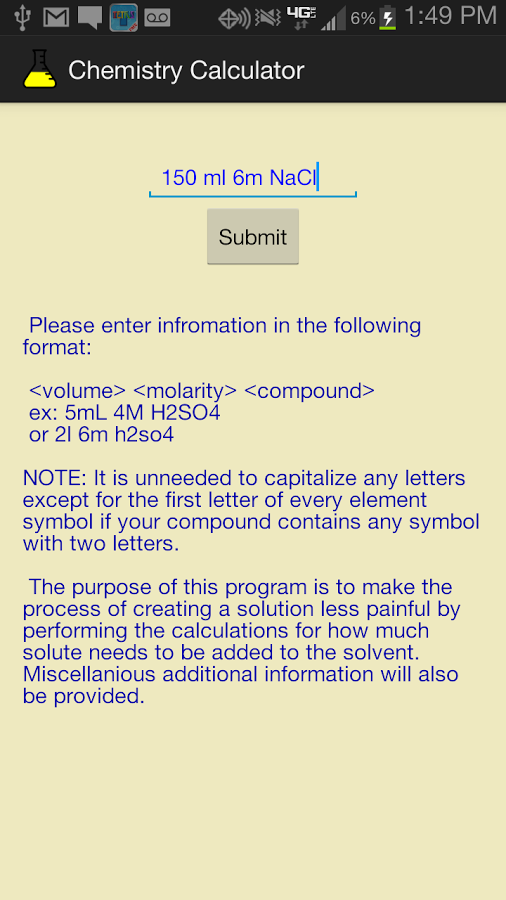 Chemistry Calculator截图1