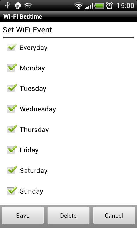Wi-Fi Bedtime截图2